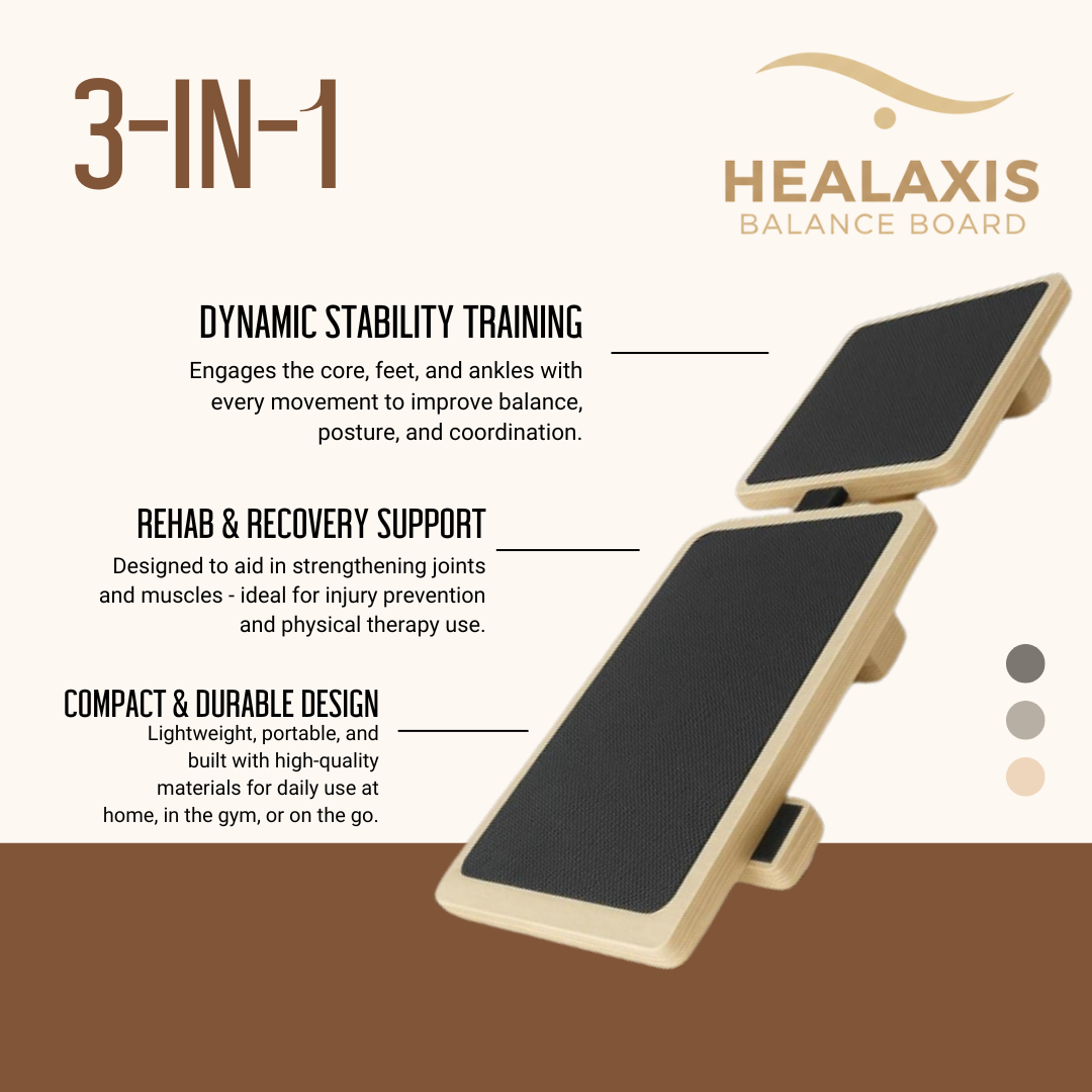 HealAxis™  Single-Leg Balance Board